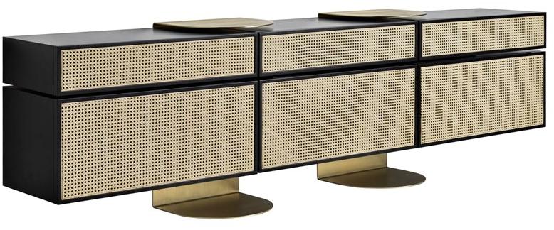 Wiener GTV Design Комод из дерева и венской соломы Nyny sun-id-1427448 - Вид №1