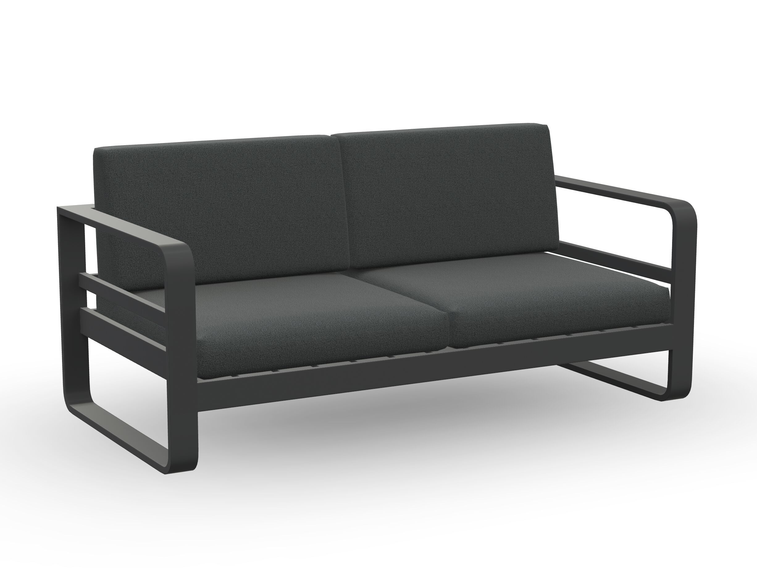 2-местный тканевый садовый диван Jati Kebon Reno ARCH-00061162