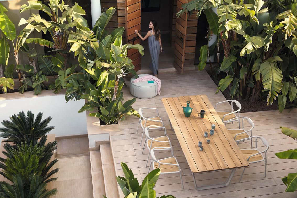 MNST1057 Обеденный стол pwi white f8 264см x 113,5см Manutti Air - Вид №7