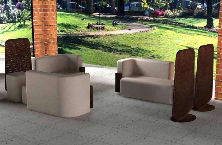 Manufatti Viscio Реконструированная каменная скамья D sun-id-1431703 - Вид №1