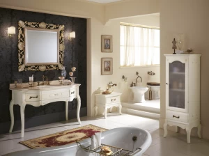 VERSAILLES 128   AVORIO CON DECORI Комплект мебели в ванную