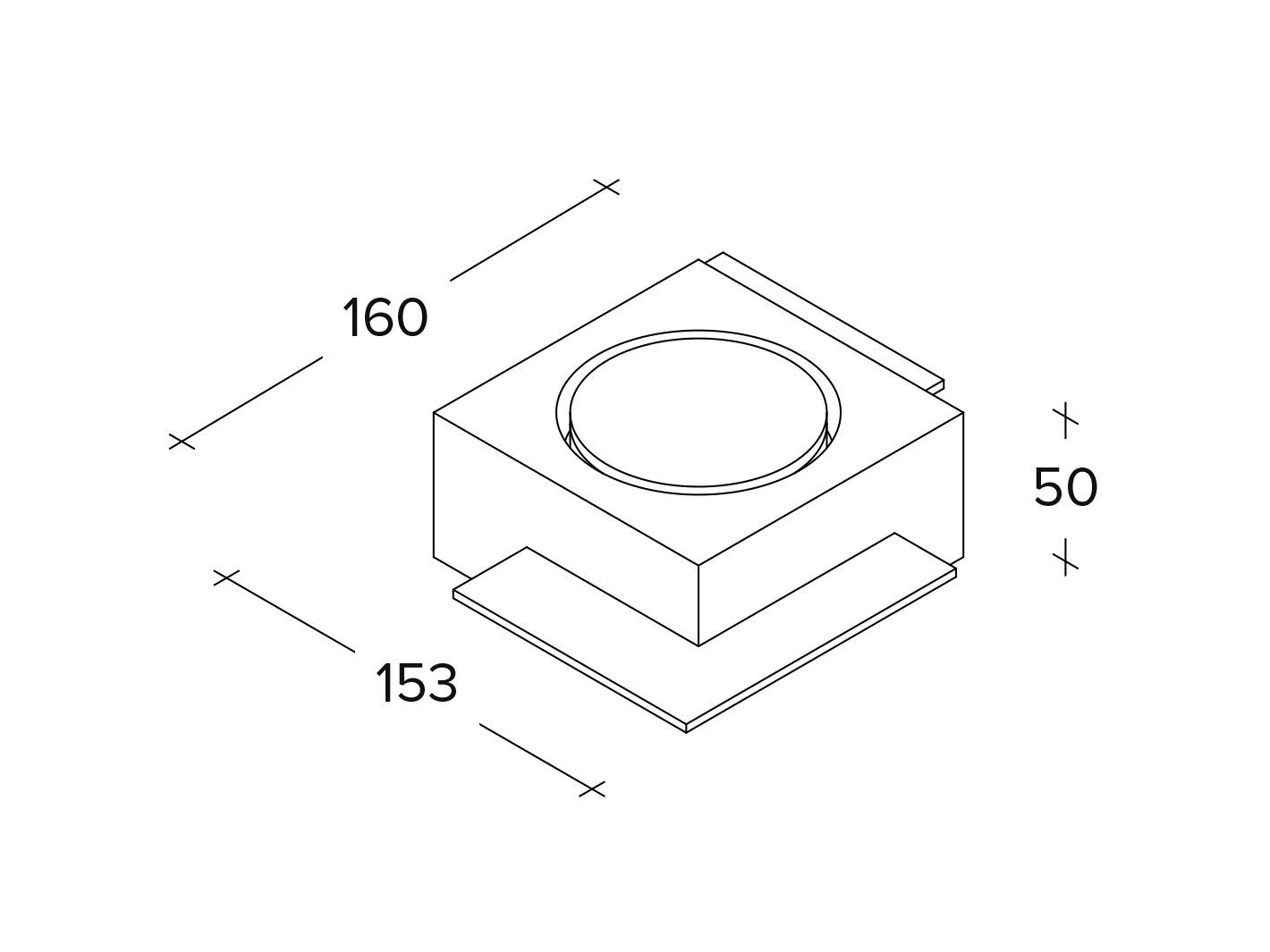 Гипсовый потолочный светильник Tecnico MILET ARCH-00150464 - Вид №2