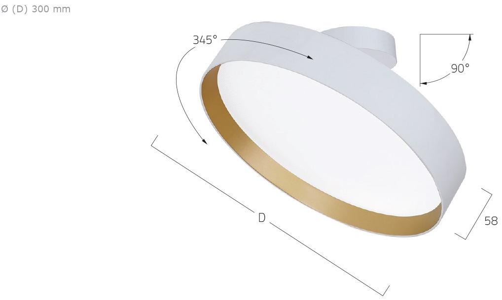 Lightnet Настенный светильник / потолочный светильник Basic sun-id-1350174 - Вид №1