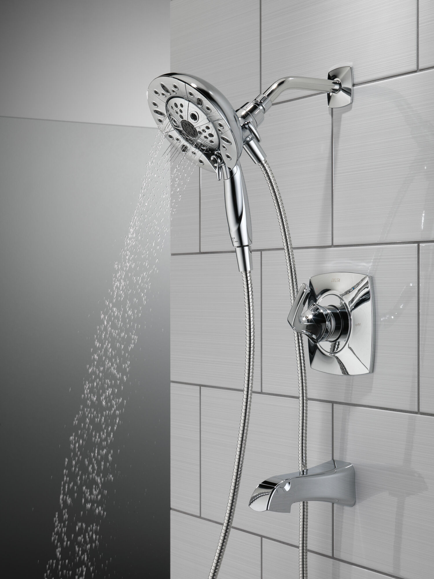 144789-I Монитор (R) для ванны и душа серии 14 с душем In2ition (R) - два в одном Delta Faucet Vesna Хром  - Вид №16