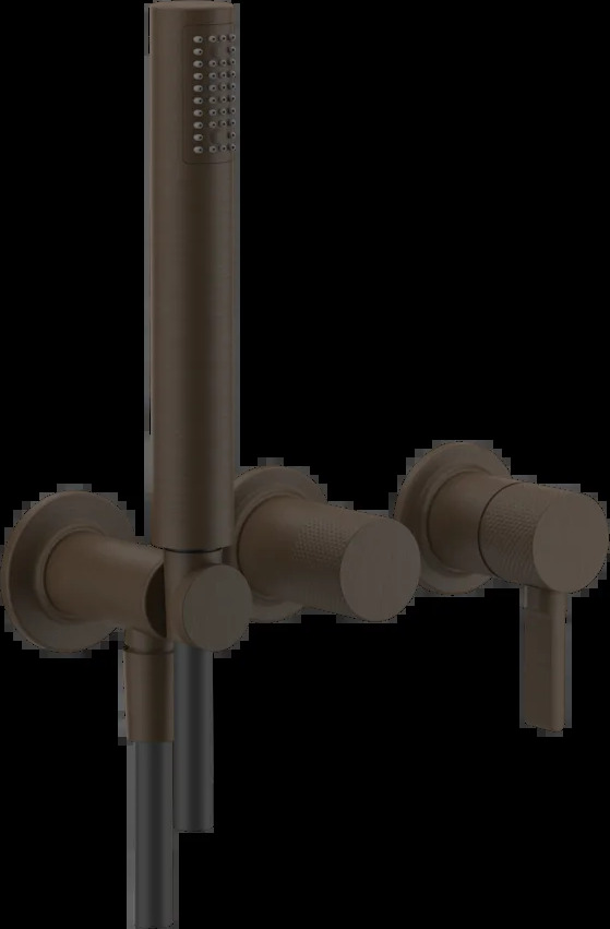 Смеситель для ванны-смеситель для душа 58345 845 Gessi Inciso ТЕМНАЯ БРОНЗА