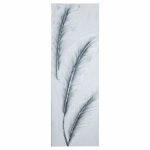 Картина на холсте перья 30х90 см Tomas Stern TOMAS STERN  00-3872601 Белый;серый;разноцветный