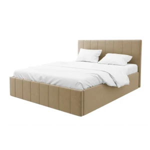 91804509 Кровать Costa Веста с подъемным механизмом 150x101x203 см велюр цвет бежевый STLM-1411532