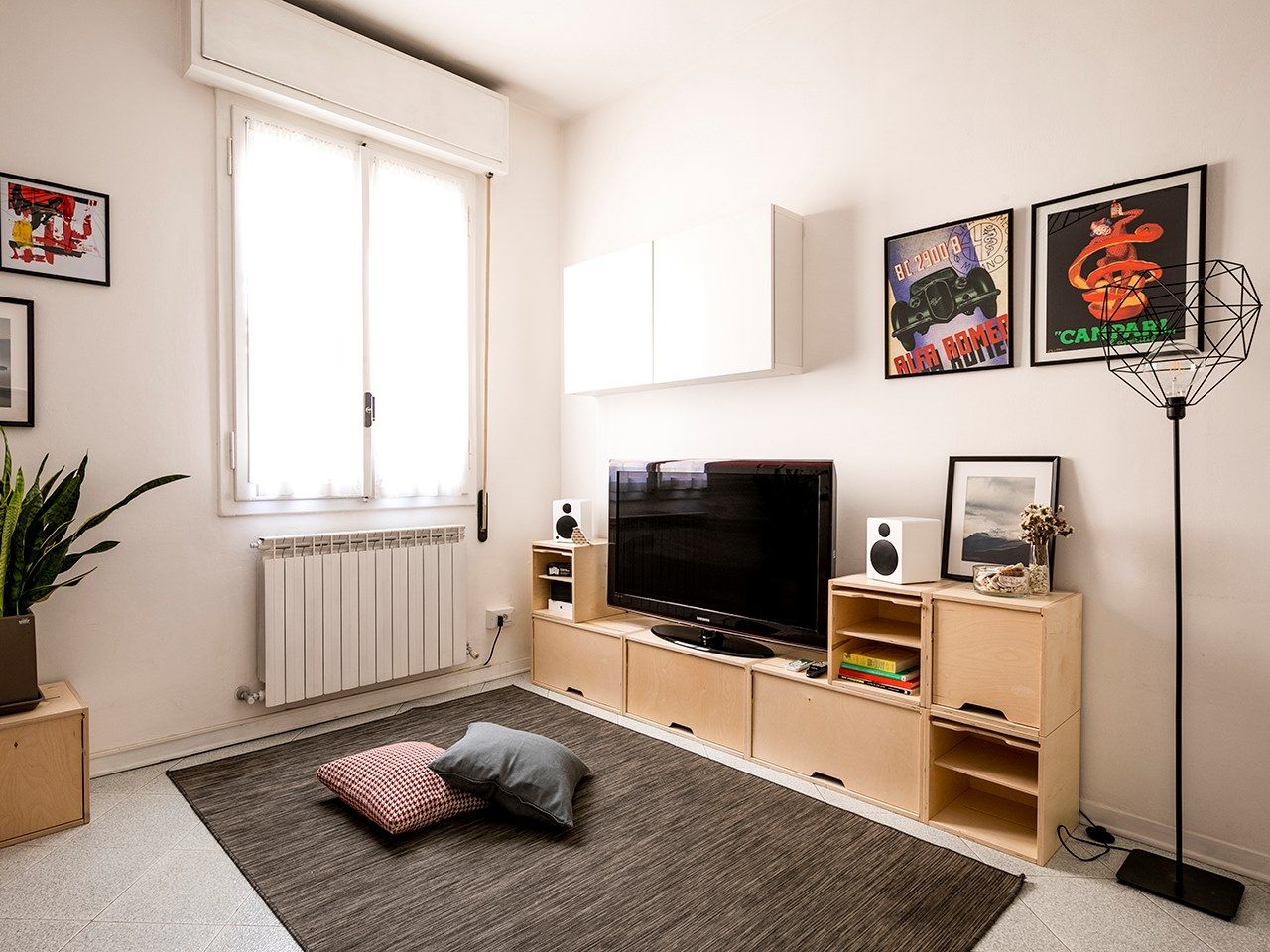 Низкий березовый ТВ-шкаф Esposit ADAKTO ARCH-00029162 - Вид №1