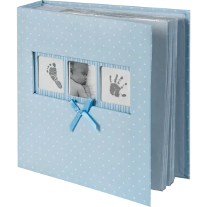 Фотоальбом детский, 200 фото, 10x15 см, цвет голубой
