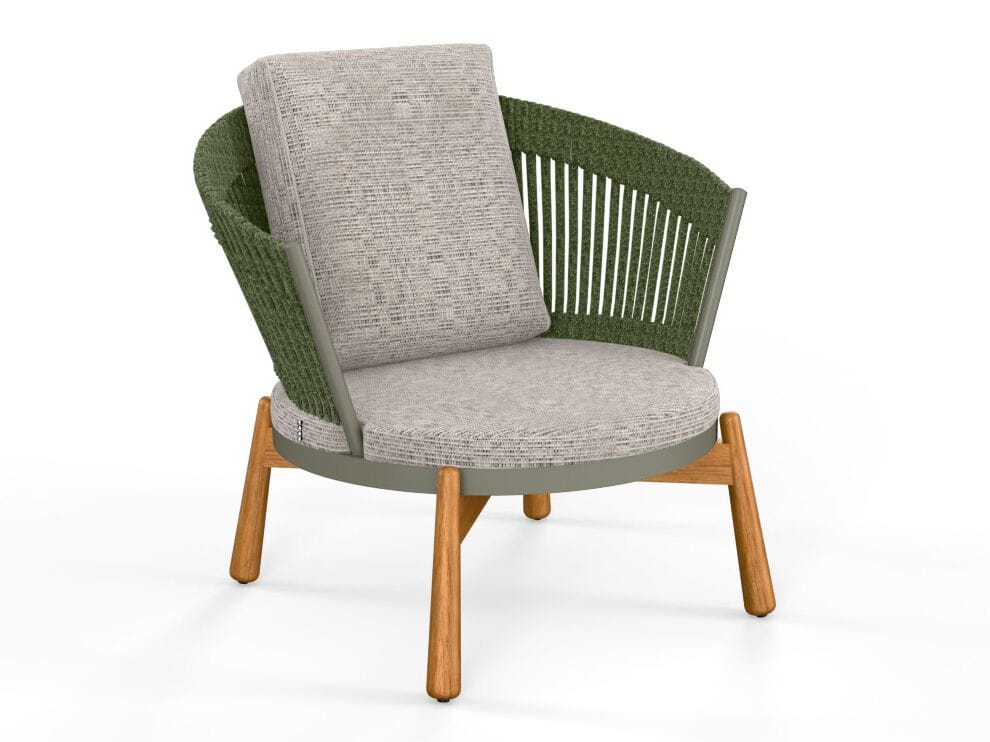 Веревочное и алюминиевое садовое кресло YAAZ Черепаха ARCH-00141058