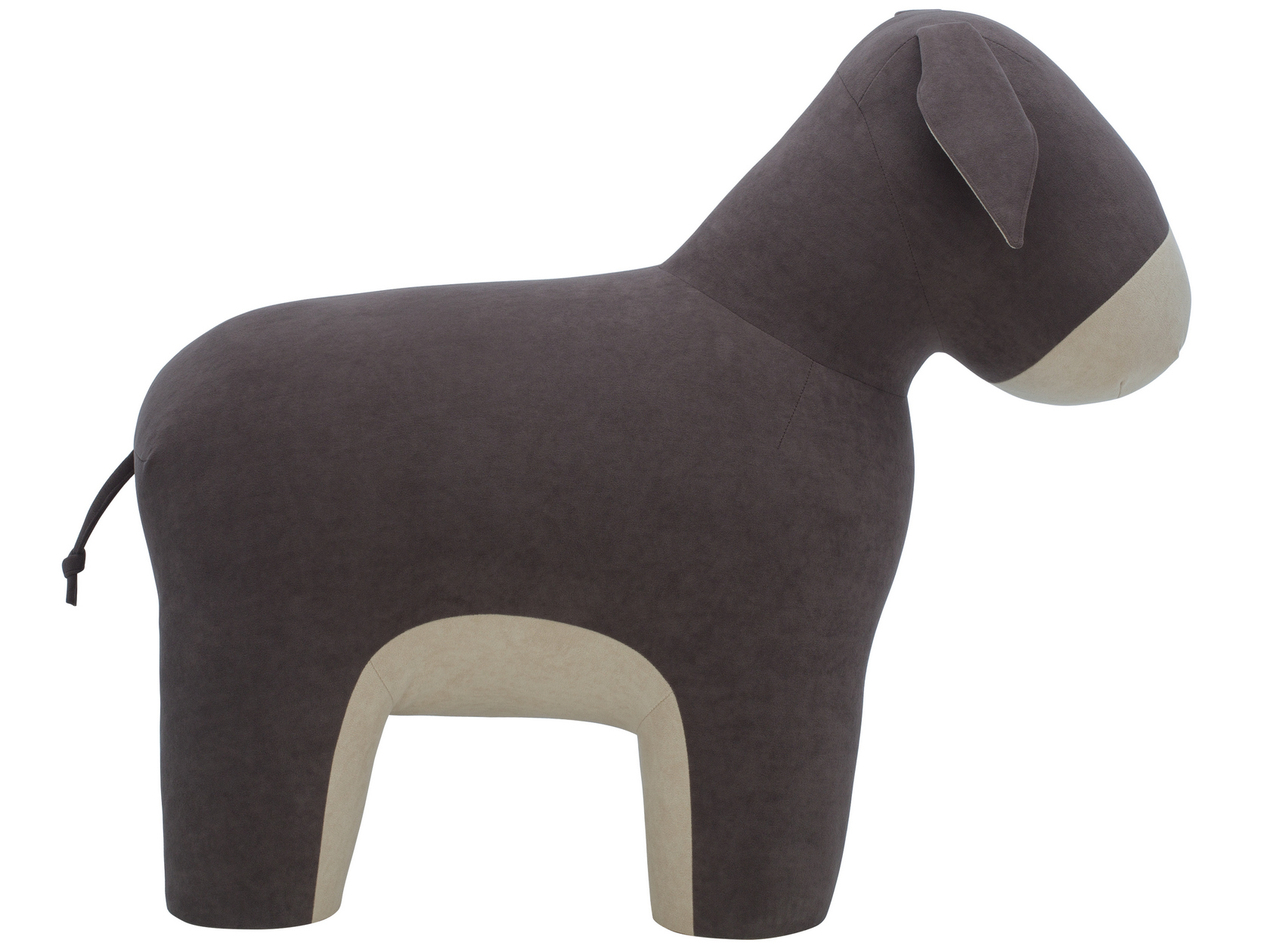 Пуфик детский коричневый "Ослик" Burro, 95 см, ткань Omega 16/Omega 02 LESET  00-3833166 Коричневый Santreyd  - Вид №5