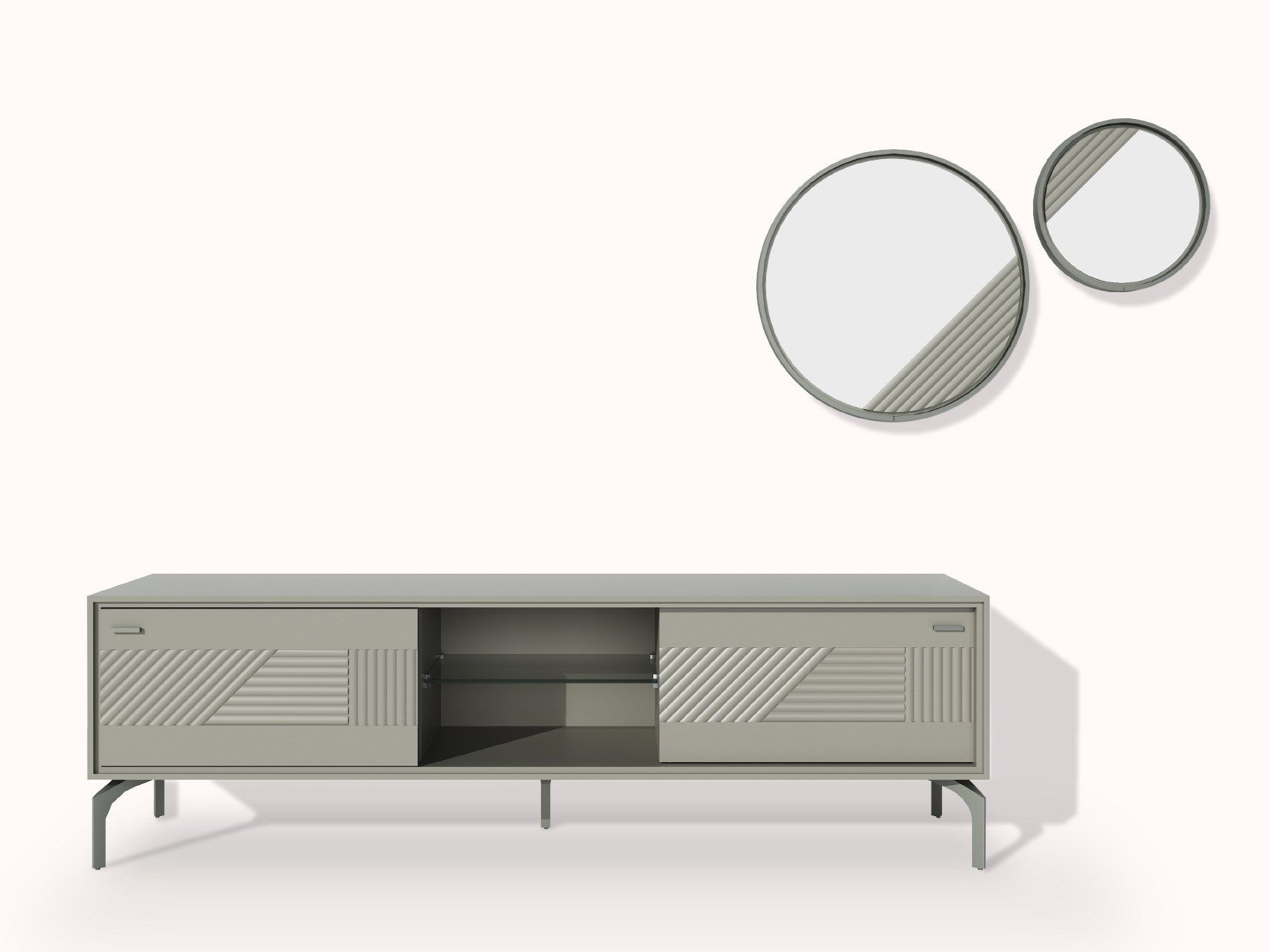 ТВ шкаф с раздвижными дверями animovel Santana ARCH-00028274 - Вид №2