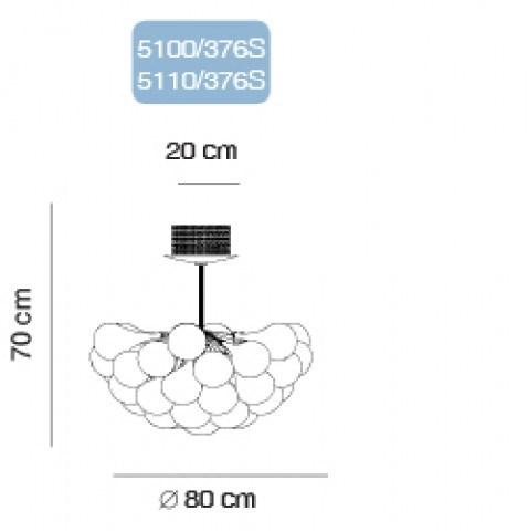 Alma light Светодиодный потолочный светильник Drop led 5110sled - Вид №5
