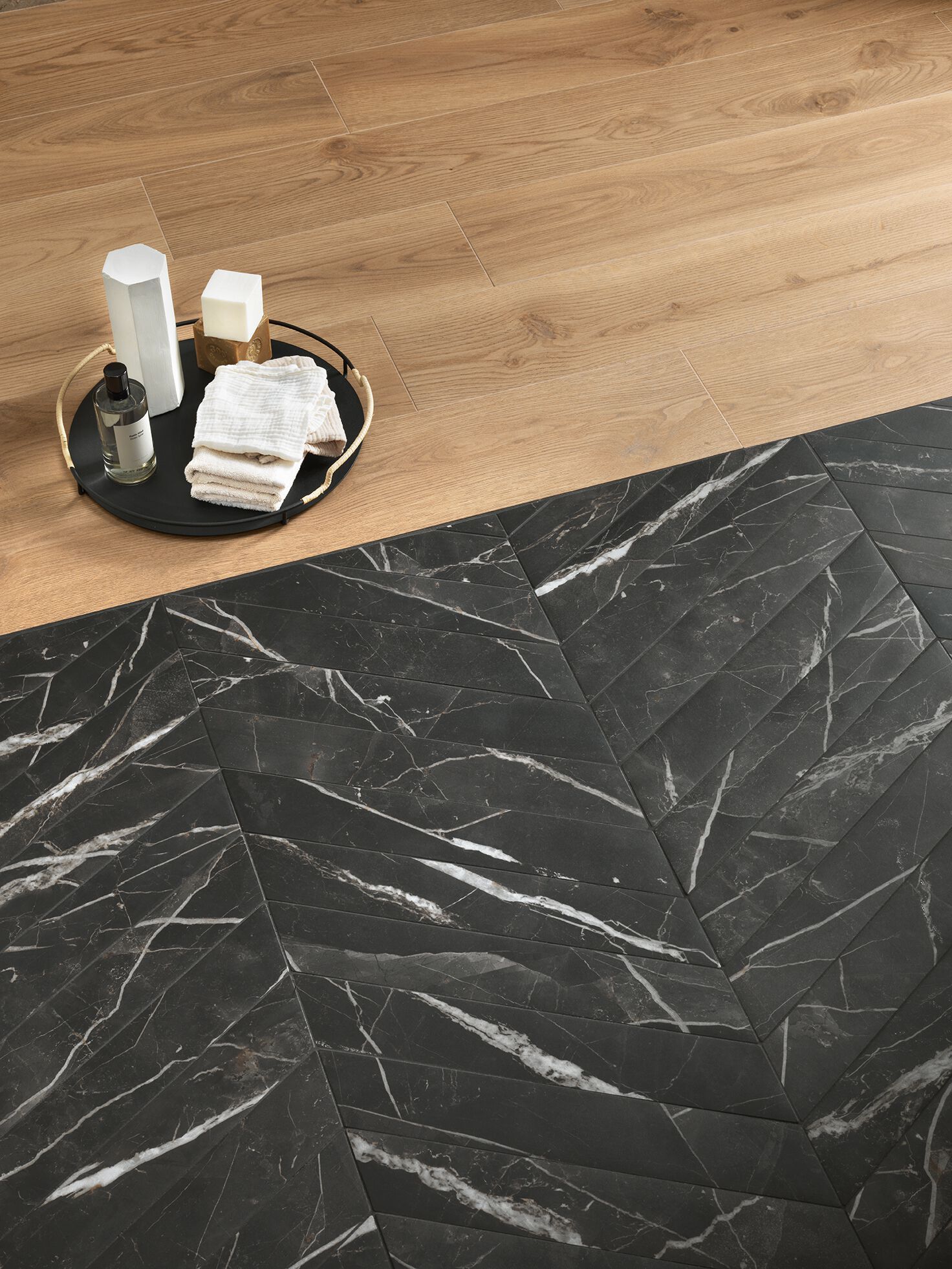 Пол / керамогранит с мраморным эффектом Marca Corona скульптурная ARCH-00140436 - Вид №3