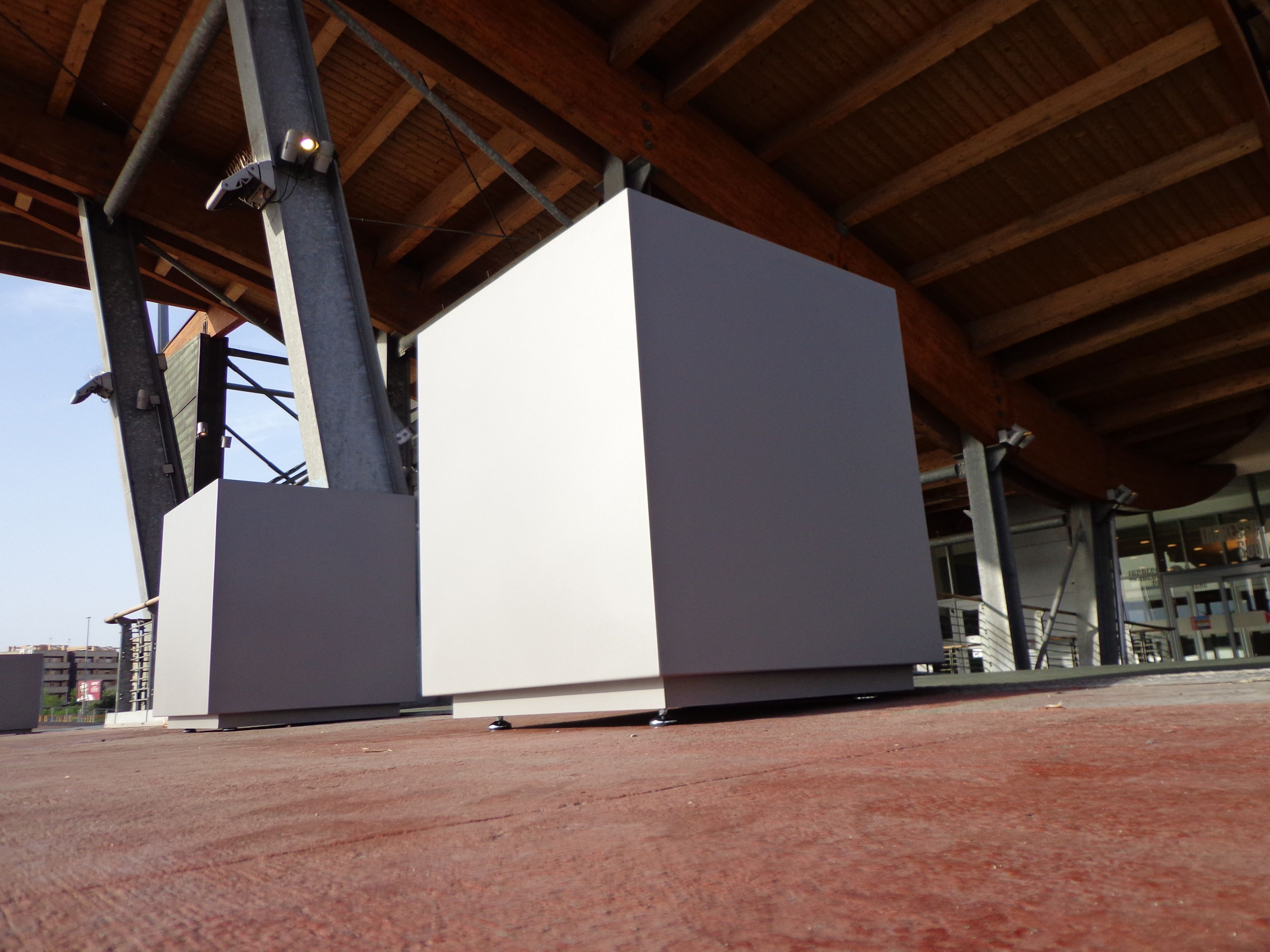 Квадратный плантатор из оцинкованного листа Viscio Urban Design FIORIERA ANTITERRORISMO ARCH-00086632 - Вид №20