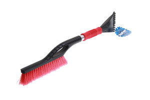 15923140 Щетка для снега M-71027RD со скребком и мягкой ручкой BLACK RED SF-X27RD Megapower