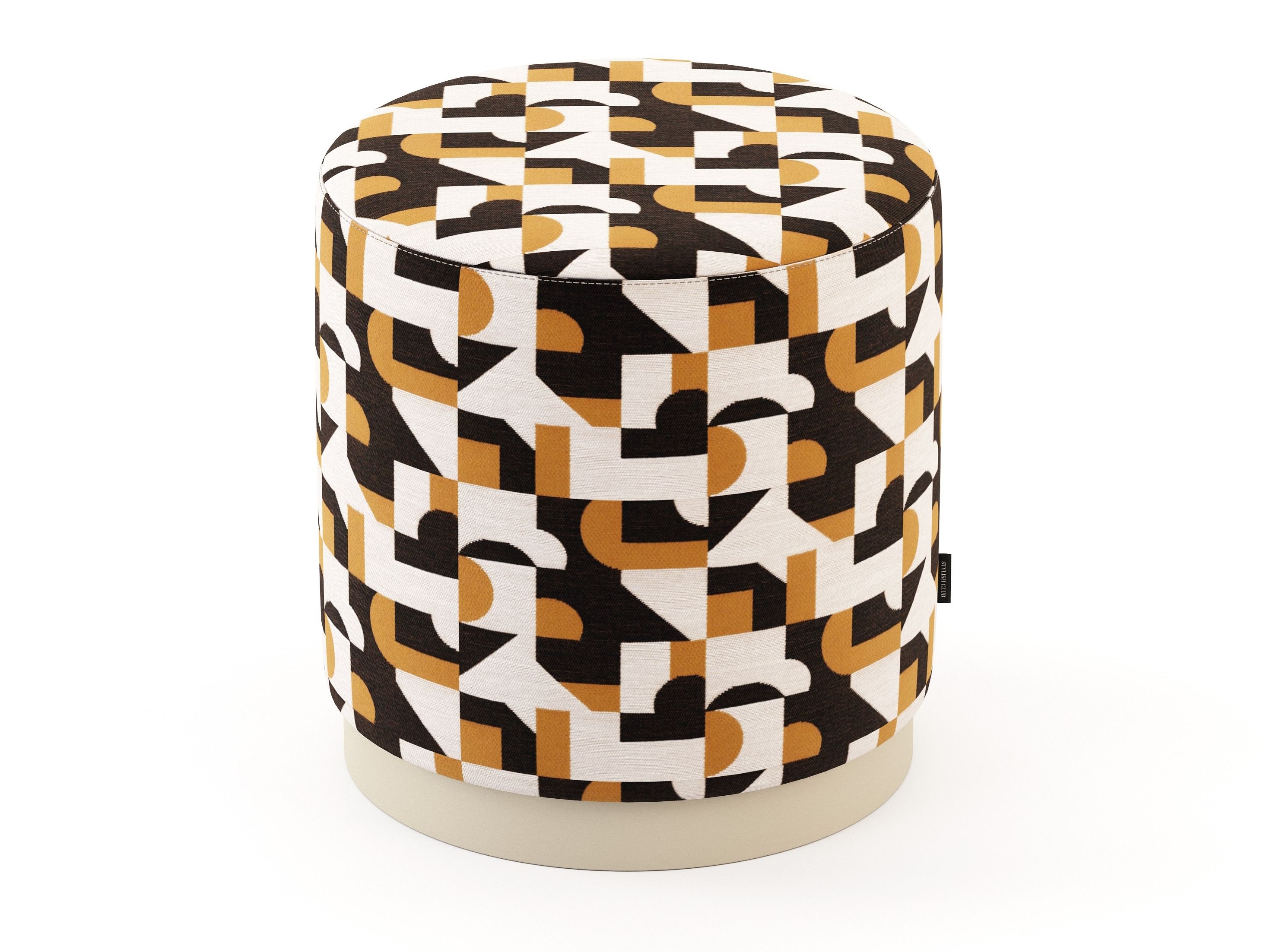 Круглый пуф из ткани Stylish Club Sublime ARCH-00137487 - Вид №16