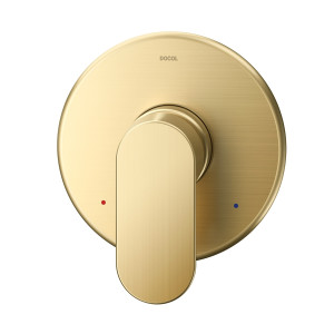 00886872 Однорычажная отделка для душа и гигиенический душ 1/2 дюйма с матовым золотым покрытием Docol DOCOL KAILA