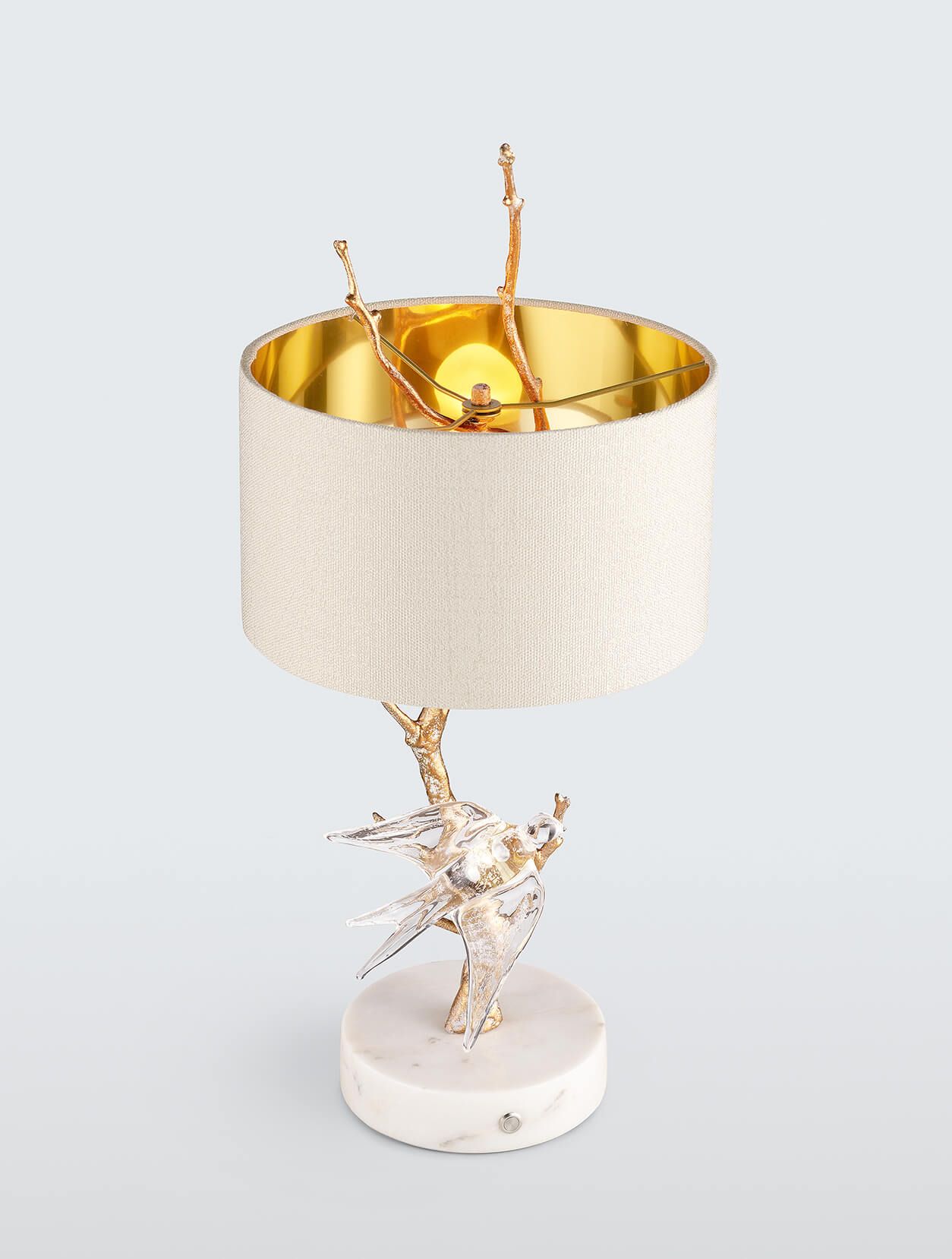 Бронзовая светодиодная настольная лампа ручной работы Serip Voa ARCH-00119878 - Вид №1