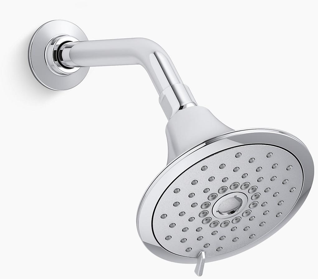 KOHLER Многофункциональная насадка для душа Forté 2,5 галлона в минуту с технологией всасывания воздуха Katalyst K-22169-BN  - Вид №1