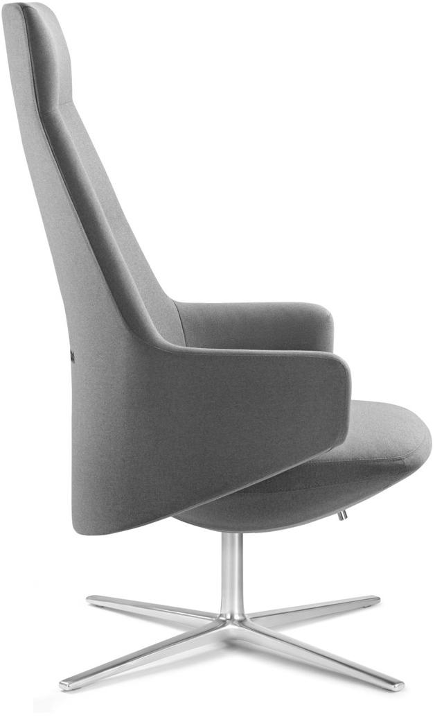 LD Seating Кресло для руководителя из ткани с подлокотниками Melody lounge Xl br-sys, f27-n6 - Вид №1