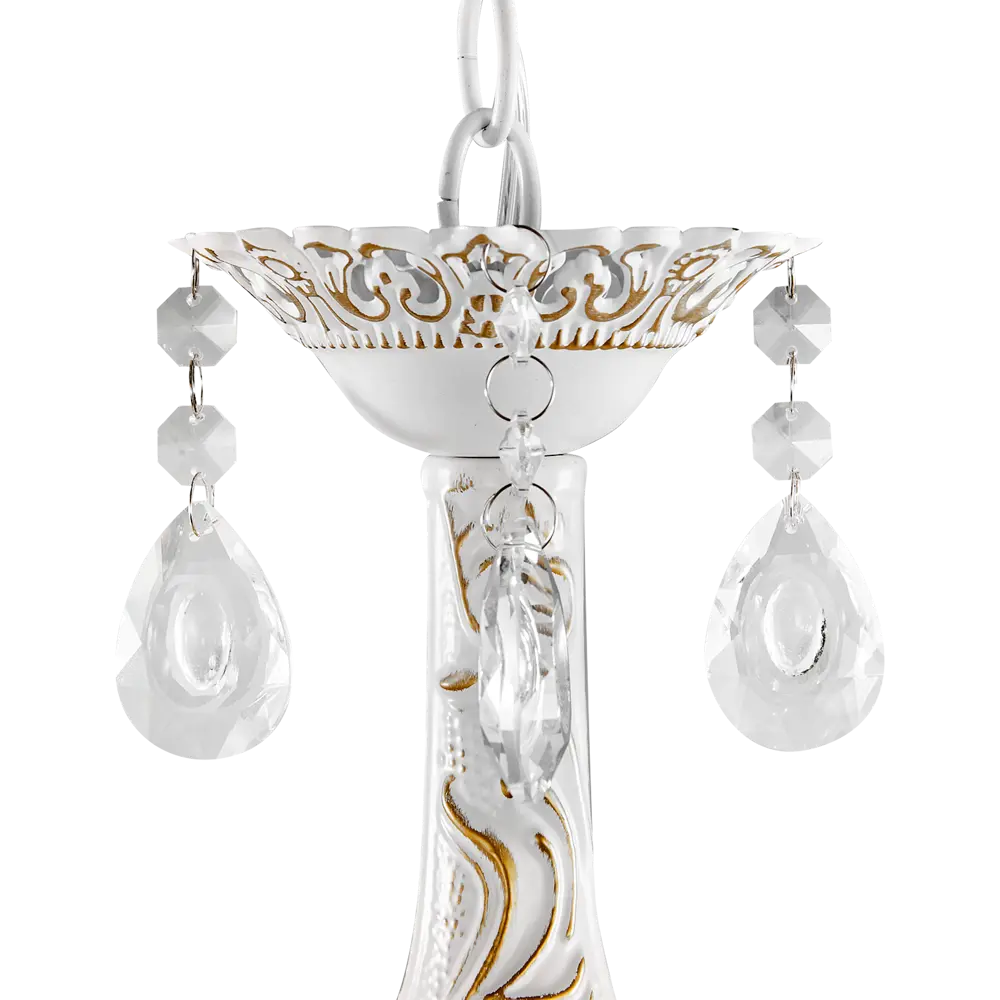 Люстра СЕМЬ ОГНЕЙ Эветта - элегантное освещение с хрустальными подвесками 85242585 STLM-0060363 - Вид №4