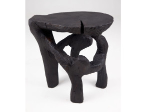 Деревянный табурет / журнальный столик