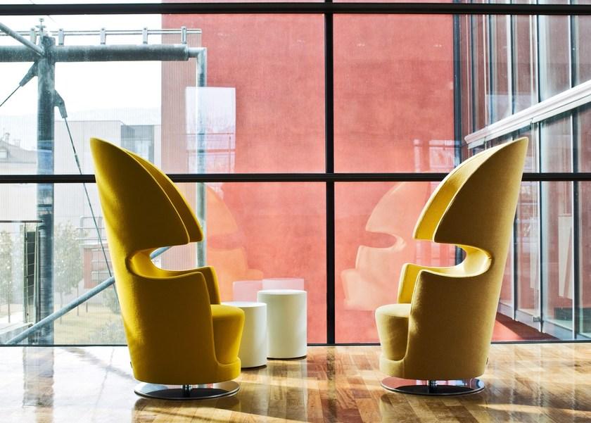 La Cividina Кресло из ткани с высокой спинкой Folies bergere sun-id-1382113 - Вид №2