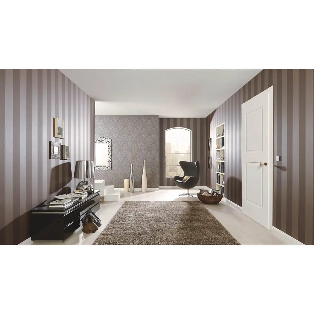 Обои флизелиновые 1.06х10 м полосы цвет коричневый ER 4164-37 Erismann STLM-2081995 - Вид №2