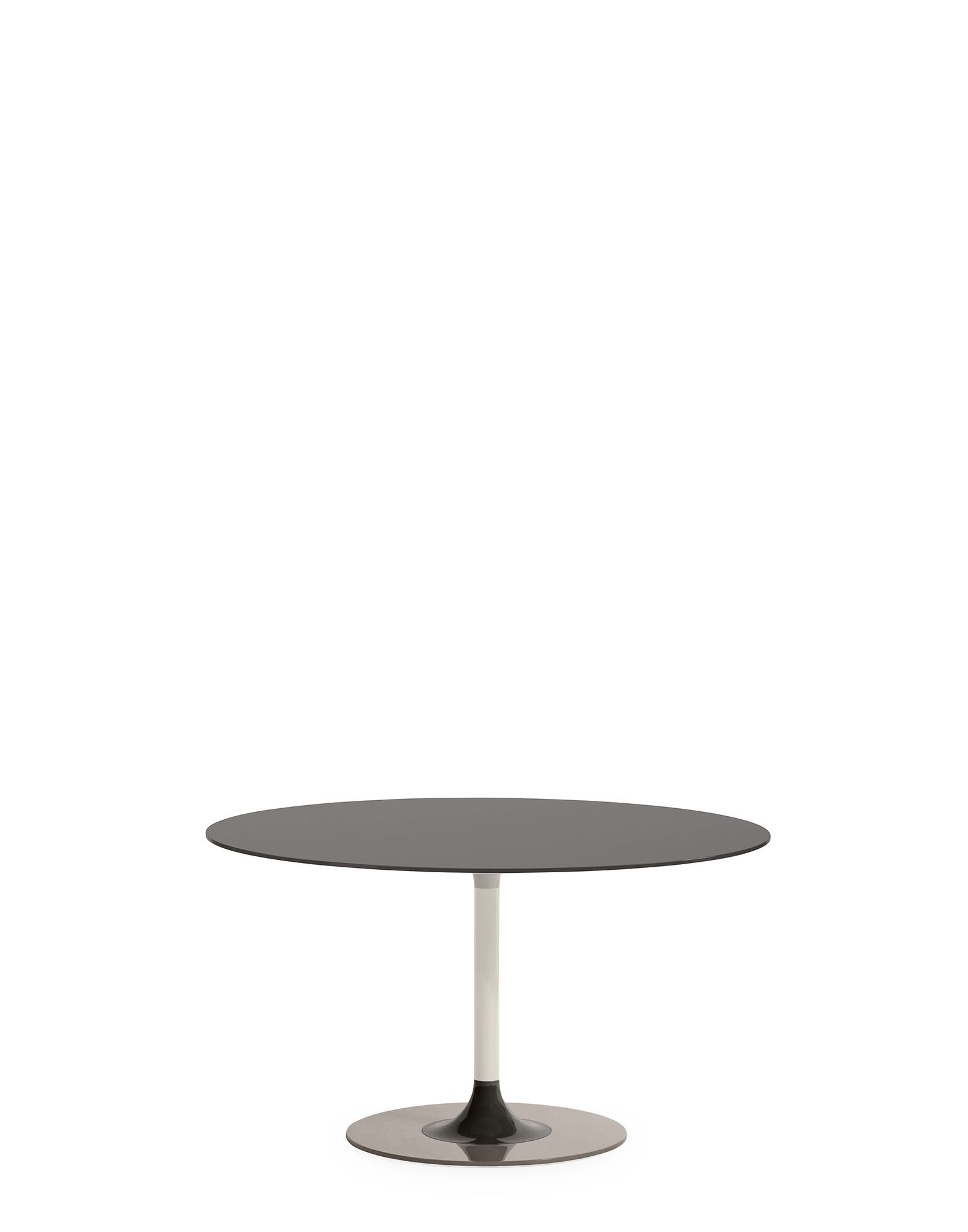 Круглый стол с хрустальной столешницей и стальным основанием Kartell Тьерри ARCH-00112353 - Вид №5