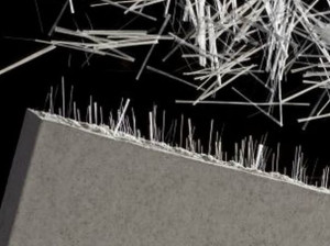 Гипсовая плита с покрытием и стекловолокном