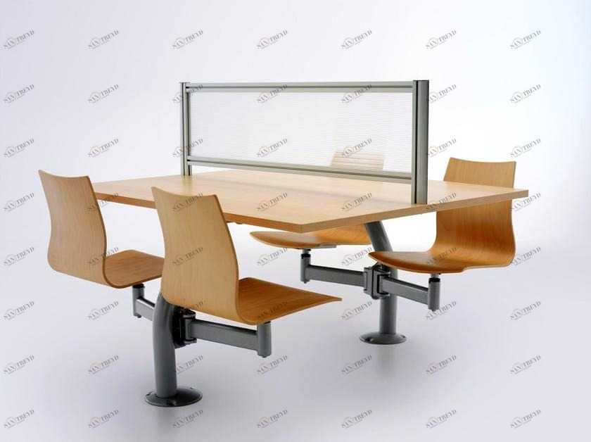 Ares Line Модульная скамья со встроенными стульями sun-id-1377210