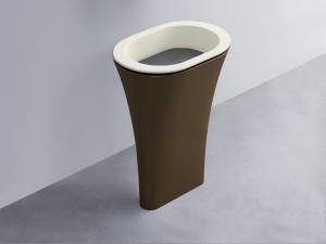 AMLA65-TL+AMPILO-CM+AMCOLO-CA Раковина Amedeo Ovale отдельностоящая cielo Enjoy + Amedeo