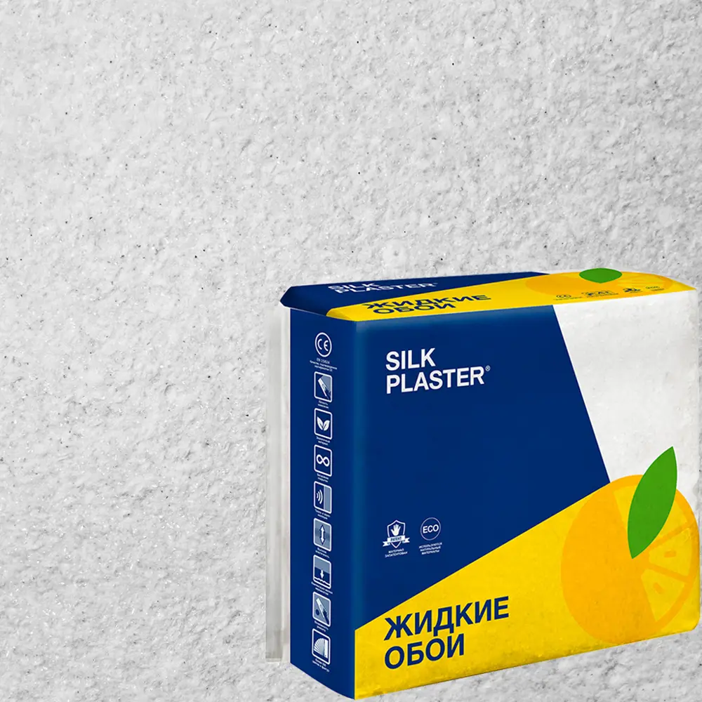 82736046 Жидкие обои Silk Plaster Absolute А251 1.1 кг цвет бело-зеленый STLM-0035073