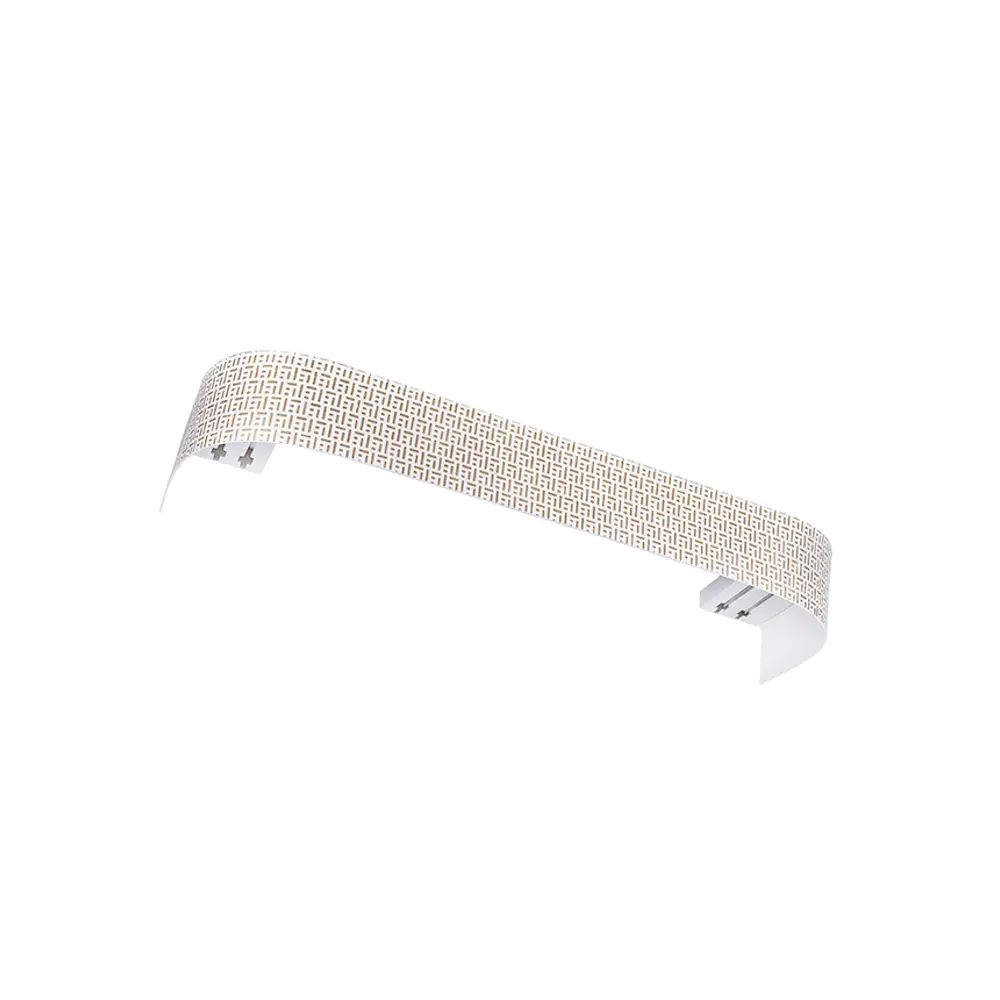 Карниз трехрядный Твил 300 см пластик цвет латунь DOMLEGRAND STLM-2163496