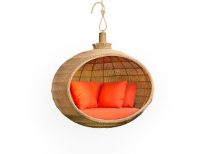 Подвесное садовое кресло из смолы