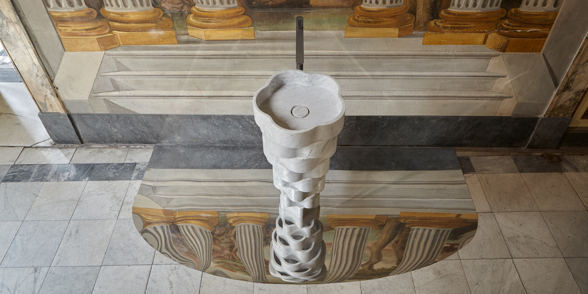 Intreccio Напольная раковина стоящая прямоугольная Antoniolupi  - Вид №11