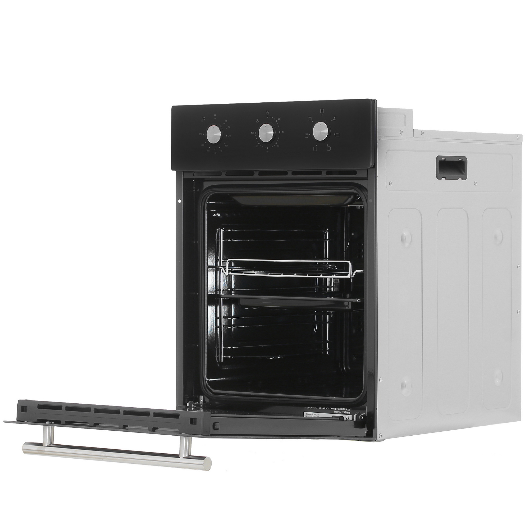 5361910 Электрический духовой шкаф ZUGEL ZOE451B черный STDN-0025857 - Вид №4