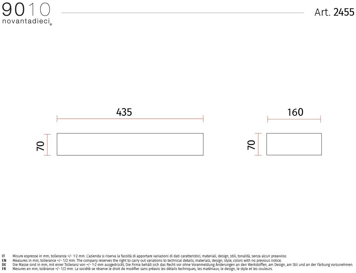 9010 novantadieci Аппликация светодиода в бетоне®  2455  - Вид №2