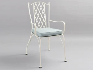 OFFICINACIANI Садовый стул из железа с подлокотниками  Gf4003ch-b