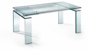 Reflex Раздвижной прямоугольный стеклянный стол