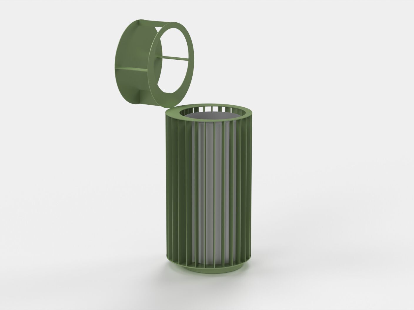 Наружная стальная стойка для мусора Viscio Urban Design TOWER ARCH-00027883 - Вид №3