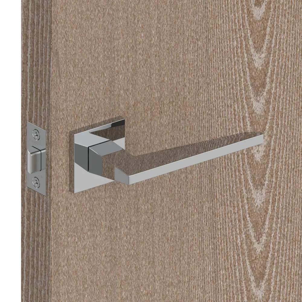 Дверная ручка Armadillo Mori USS без запирания ЦАМ гальваническое покрытие цвет хром STLM-2000199 - Вид №3