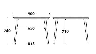 Деревянный прямоугольный обеденный стол ONDARRETA ARCH-00023990 - Вид №7