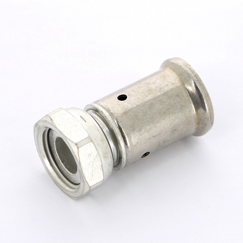 Муфта пресс-В с накидной гайкой оловянное покрытие HENCO 16x1/2" 26P16ZA - Вид №3