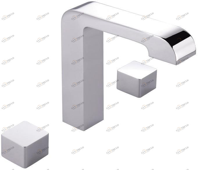 JUSTIME Кухонный смеситель на 3 отверстия из хромированной латуни Dragon 6904-98-80cp