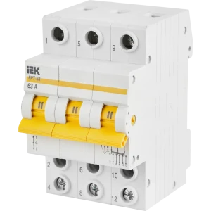 Выключатель-разъединитель трехпозиционный IEK ВРТ-63 3P 63 А