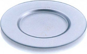 95593 IVV Тарелка подстановочная 34см "Ария" (серебряная) Стекло