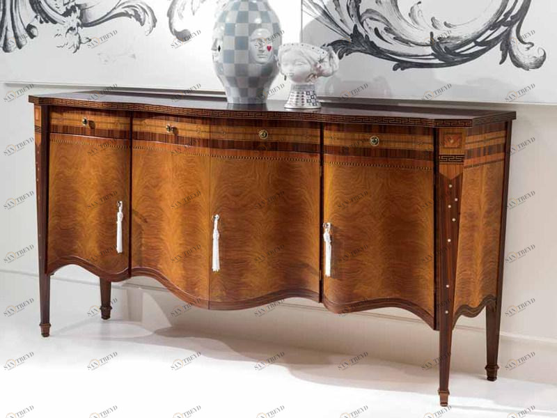 Carpanelli Комод деревянный с распашными дверцами с ящиками Pois Cr41