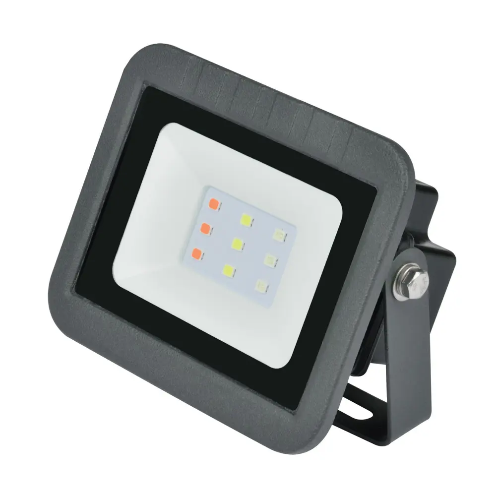 Прожектор светодиодный уличный RGB Volpe Q511 SMD 10 Вт IP65, постоянная плавная смена цветов, пульт д/у STLM-2166714